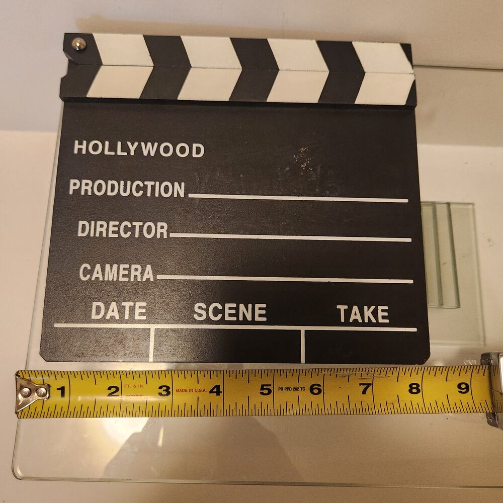 Film Director's Slate board Clapper Clapboard Movie Prop